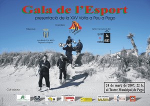 Cartell gala dels esports a Pego