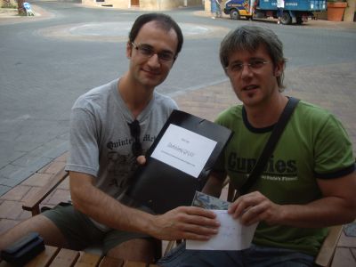 Entrega de la Simfonieta, Ximo Cano i Ferran Ferrando